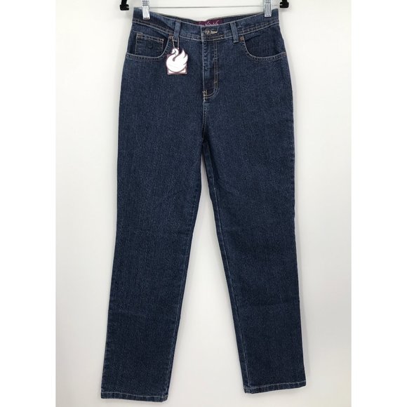 Gloria  Vanderbilt Stretch Classic Fit Straight Leg Jean Size 6 NEW - Picture 1 of 6